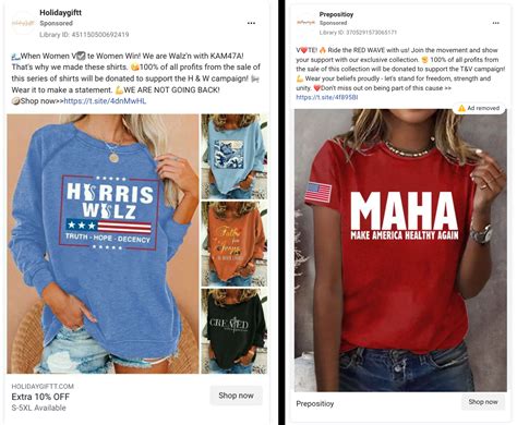 Chinese T Shirt Maker Flooded Facebook With Ads Promising To Donate Money To Harris Trump