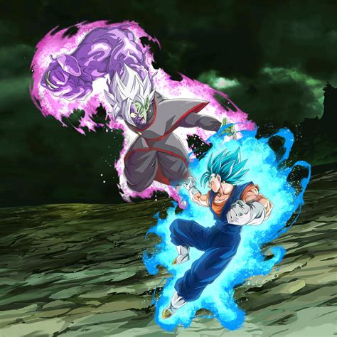 Merged Zamasu Vs Vegito Wallpaper Db Legends By Maxiuchiha22 On