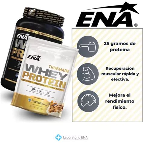 Suplemento En Polvo Ena Sport True Made Whey Protein Proteínas Sabor