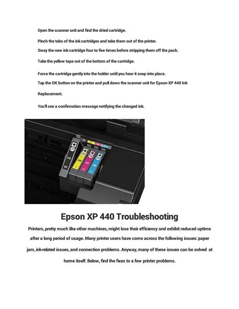 Ppt Quick And Complete Epson Expression Home Xp Printer Setup