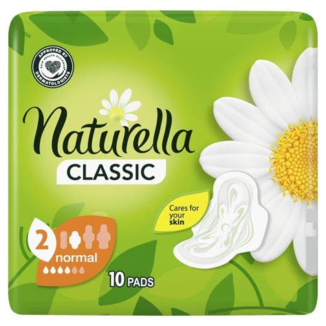 Naturella Classic Normal Camomile Podpaski Ze Skrzyde Kami Sztuk