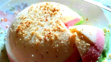 Thanda Rainbow Ghas Ka Halwa Agar Agar China Grass Recipe Try Color China Grass Pudding