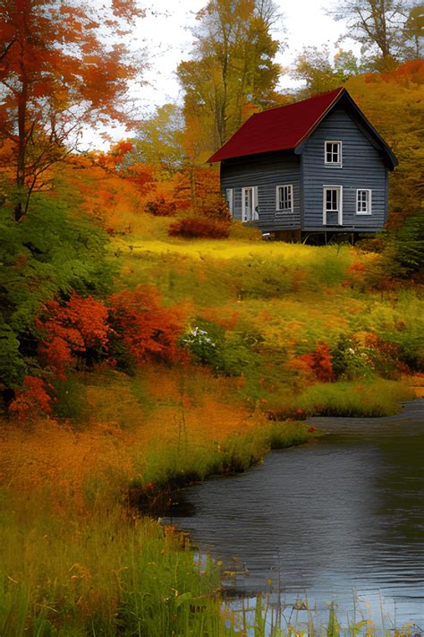 Cottage Core Fall Background · Creative Fabrica