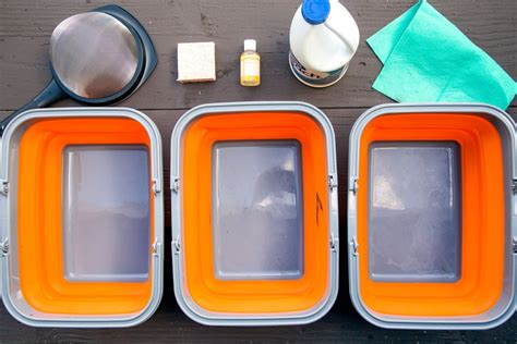 Equipment Needed To Set Up A Camping Dishwashing Station Camping