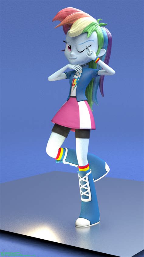 Rainbow Dash Equestria Girls Render 2 By Xxanafightsxx On Deviantart