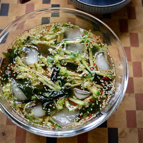 Korean Cold Cucumber Soup Oi Naengguk Beyond Kimchee