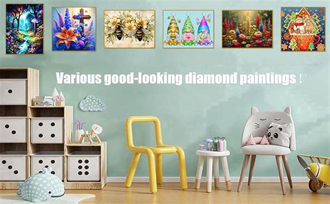 Amazon Croshom D Diamond Painting Kits Bee Diamond Art Kit For