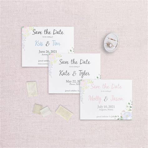 Spring Garden Save The Date Amour Daydream Studio