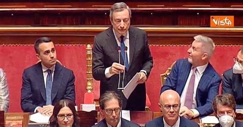 Draghi Al Senato Il Discorso Inizia Con Un Problema Al Microfono