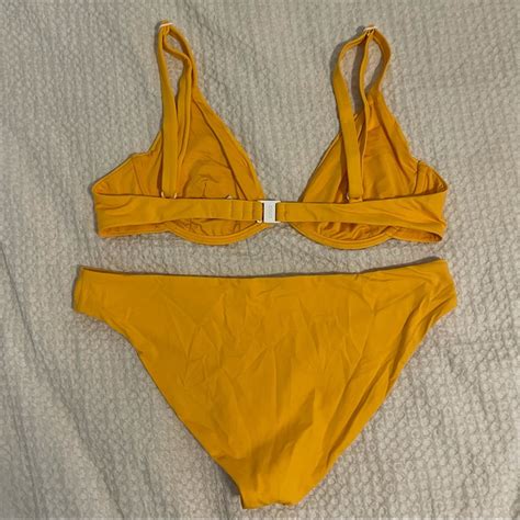 Onia Orange Anna Bikini With Matching Coverup Top Gem