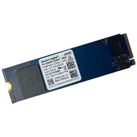 WD SN530 SDBPNPZ 256G SSD M 2 2280 NVME PCIe 256GB DISCO STATO SOLIDO PC X4