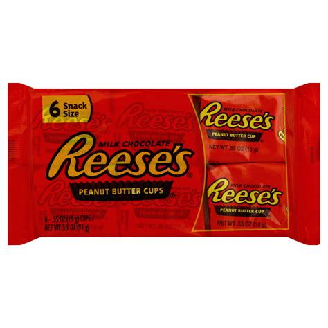 Reese's Peanut Butter Cups Snack Size 3.3 oz