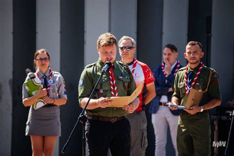 Harcerska sztafeta JednoŚladami Andersa ukończona ZHP Chorągiew Gdańska