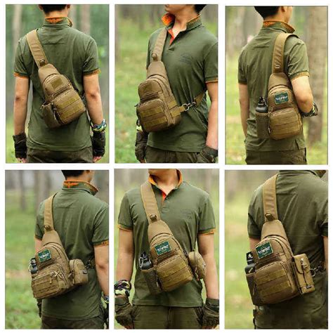 Militaire Tactische Sling Bag Mannen Outdoor Wandelen Camping