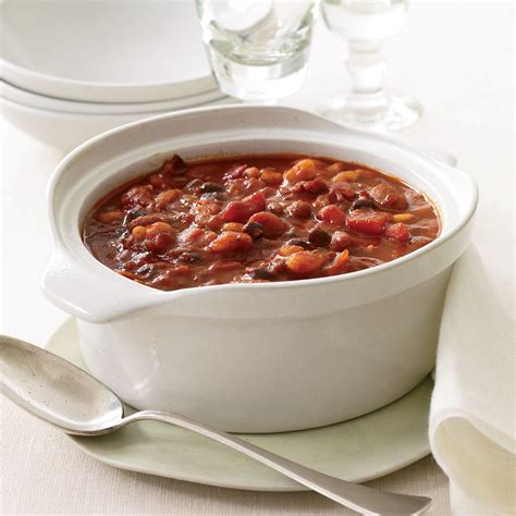 Quick Three Bean Chili Recipe Melissa Rubel Jacobson