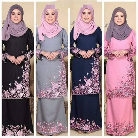 Baju Kurung Bordir Minang Shopee Indonesia