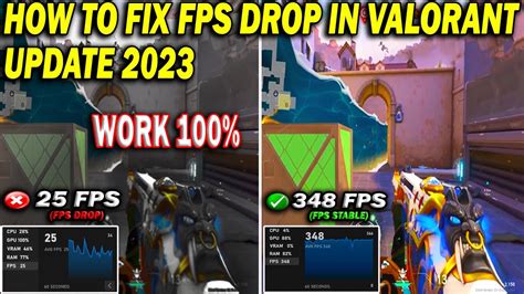 How To Fix Fps Drop Valorant Fix Valorant Fps Drop Youtube