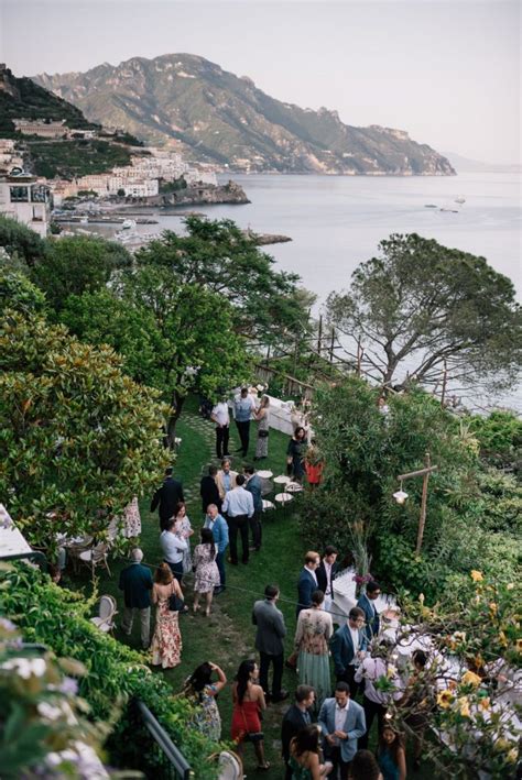 Amalfi-Style Wedding welcome celebration at the Hotel Santa Caterina in ...