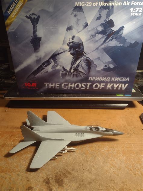 The Ghost Of Kyiv Mig Ukrainian Af Fighter Plastic Model Airplane