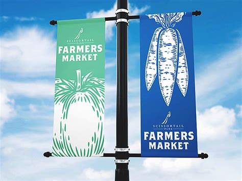 Farmers Market Banner Mock Up by Sean Ball on Dribbble