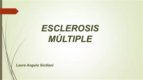 Esclerosis Multiple Ppt