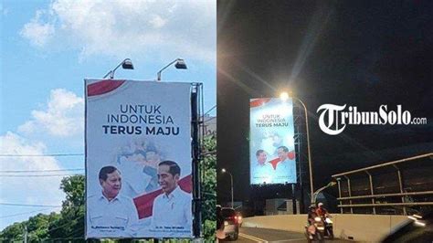 Baliho Prabowo Bersama Jokowi Terpasang Di Kota Solo Ini Kata Bawaslu