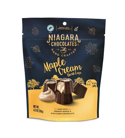 Niagara Chocolates Niagara Chocolates Dark Chocolate Maple Cream Cups