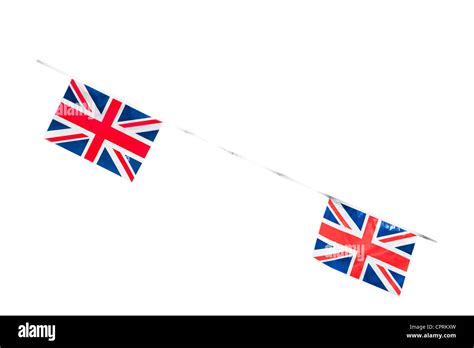 Union Jack Bunting on a white background Union Jack Flag Bunting uk ... 