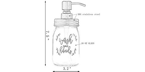 Mason Jar Hand Soap Dispenser