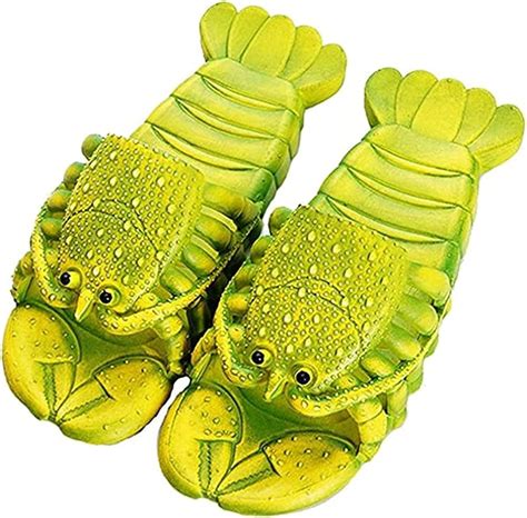 Lobster Slippers Summer Funny Animal Flip Flops Kids Cute Beach Shoes