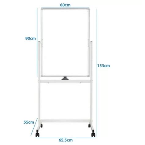 Pizarra Blanca IGPRO IGPM6 60x90cm Con Ruedas