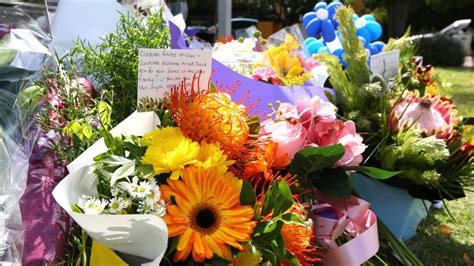 Queensland Police Officer Keely Brough Joins Mourners In Town Of