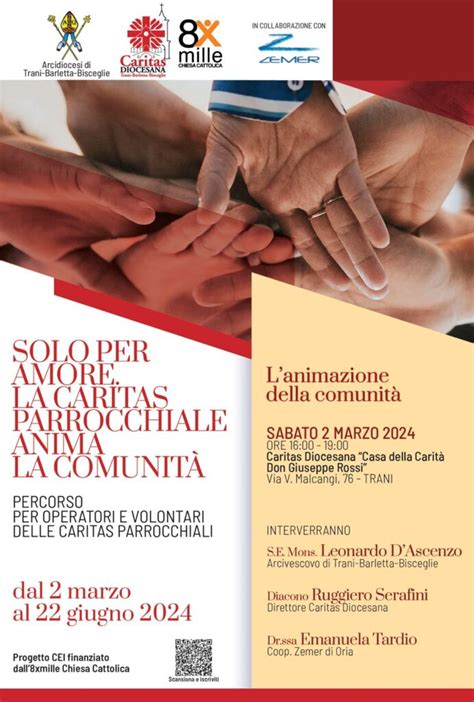 Istituto Pastorale Pugliese La Caritas Diocesana Ha Organizzato Il