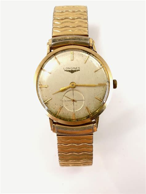 Sold Price Vintage Longines 10k Gold Filled Men S Wrist Watch May 4