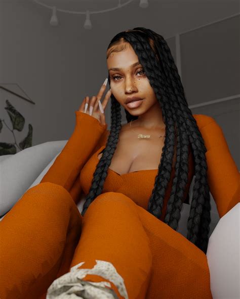 Janae Ryder Claikim Sim Sims Black Hair Sims Clothing Sims