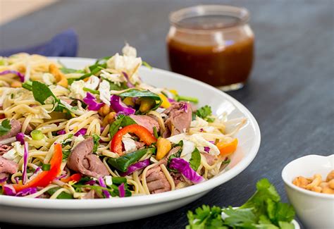 Asian Beef And Noodle Salad Heinens Grocery Store