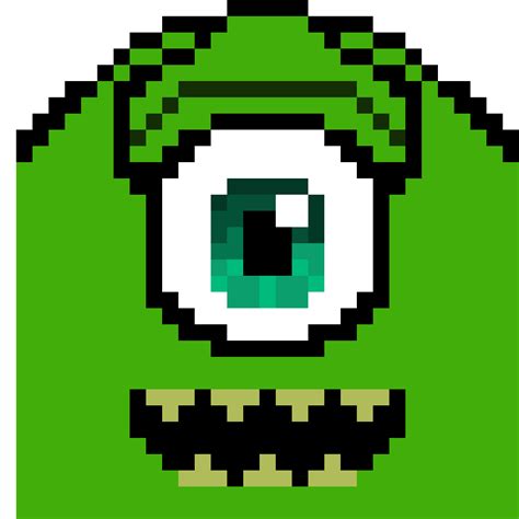 Mike Wazowski Pixel Art