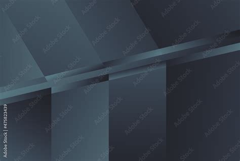 Geometric Shapes Blue and Grey Gradient Background Vector Art Stock ...