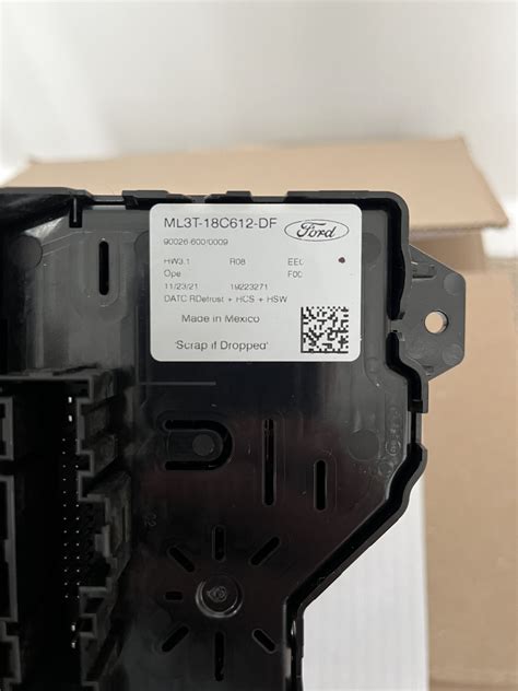 New York Hvac Control Module Ml Z K F Gen Ford F