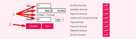 Body Surface Area Calculator - Yttags