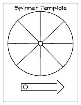 Printable Spinner Template