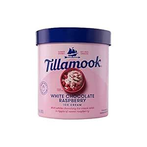 Amazon Tillamook White Chocolate Raspberry Ice Cream Oz