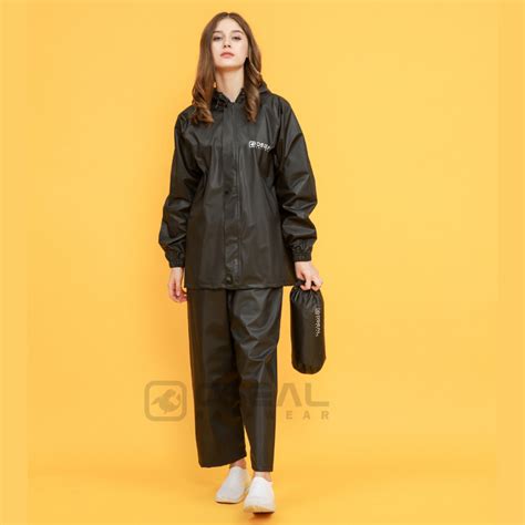 Jual Oseal Jas Hujan Raincoat Mantol Pria Wanita Dewasa Full Seam Seal