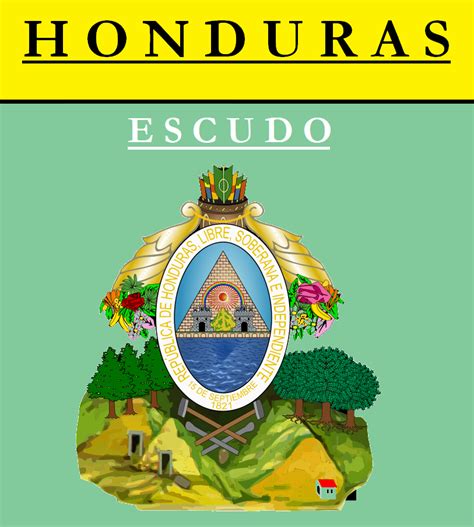 Explicacion Del Escudo Nacional De Honduras Nacer En Honduras Images