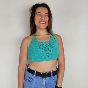 Crochet Bralette Top Sexy Crochet Top Crop Top Bikini Top Summer Outdoors Gift For Women Etsy