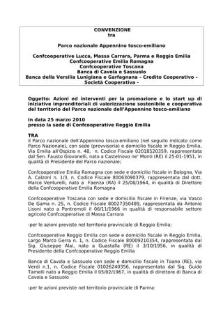 Protocollo Parco Confcooperative PDF