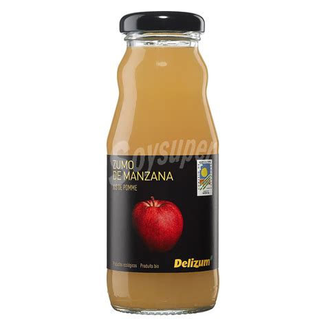 Delizum Zumo de manzana ecológico Delizum botella 20 cl Pack 3 x 20 cl