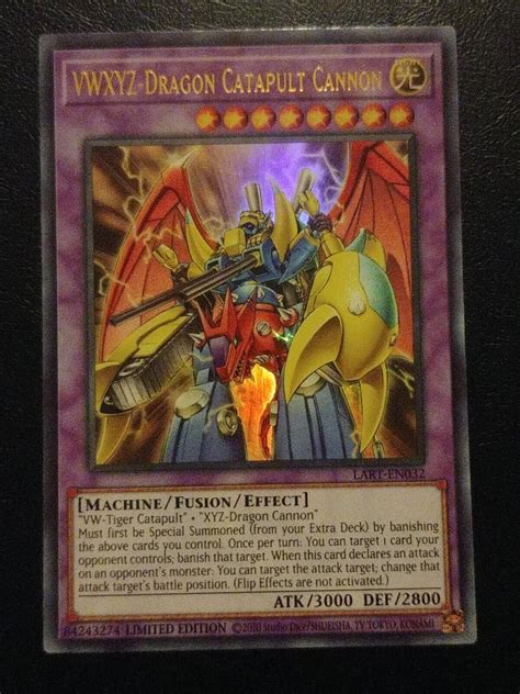 Yu Gi Oh TCG VWXYZ Dragon Catapult Cannon Lost Art Promotion LART