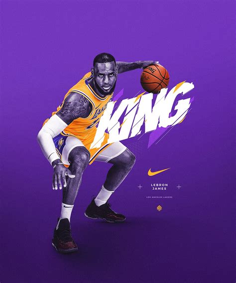 Nike King James On Behance Lebron James Poster Lebron James