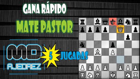 Jaque Mate En 5 Jugadas En Torneo ♟️ Mate Pastor ♟️ Youtube